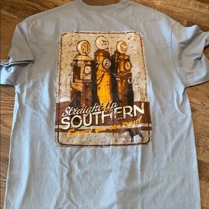 Straight up southern men’s short sleeve T-shirt